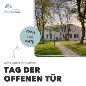 Einladung zum Tag der offenen Tür am Schubert KinderCampus in Crailsheim.